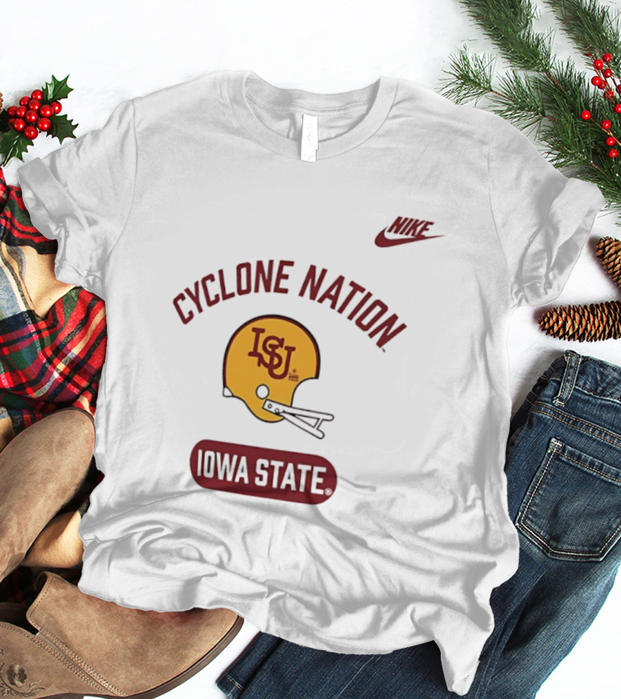 Cyclone Nation Iowa State ISU Football Nike T-Shirt