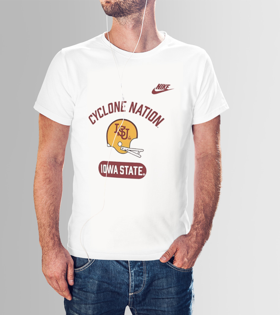 Cyclone Nation Iowa State ISU Football Nike T-Shirt