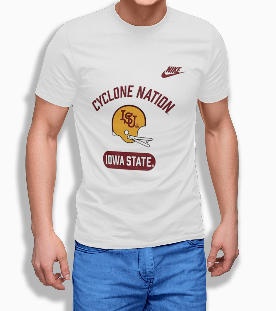 Cyclone Nation Iowa State ISU Football Nike T-Shirt