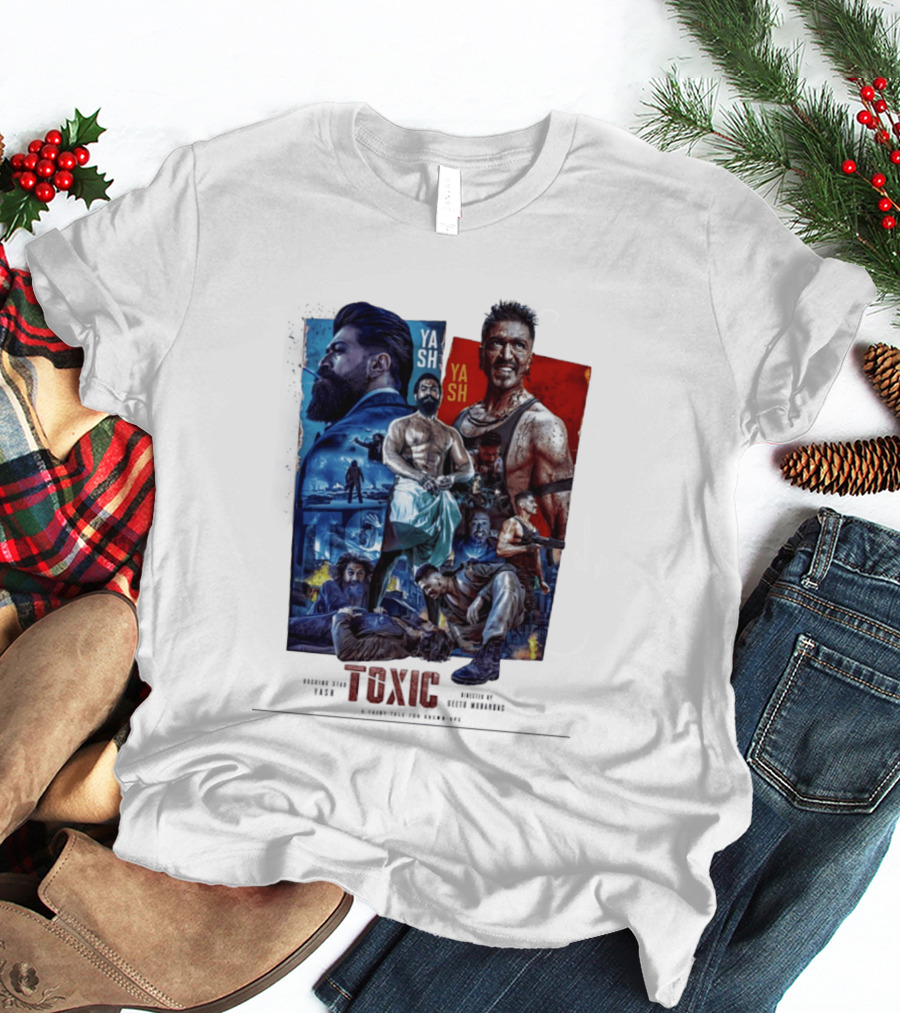 Yash Toxic A Fairy Tale For Grown Ups Rugged Warrior Action Adventure T-Shirt