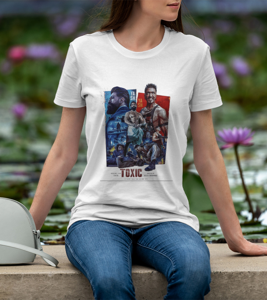 Yash Toxic A Fairy Tale For Grown Ups Rugged Warrior Action Adventure T-Shirt