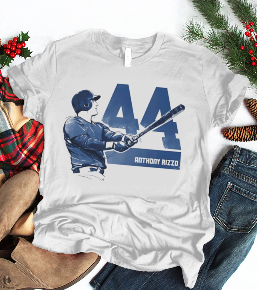 Anthony Rizzo 44 Swing Chicago Cubs Slugger T-Shirt