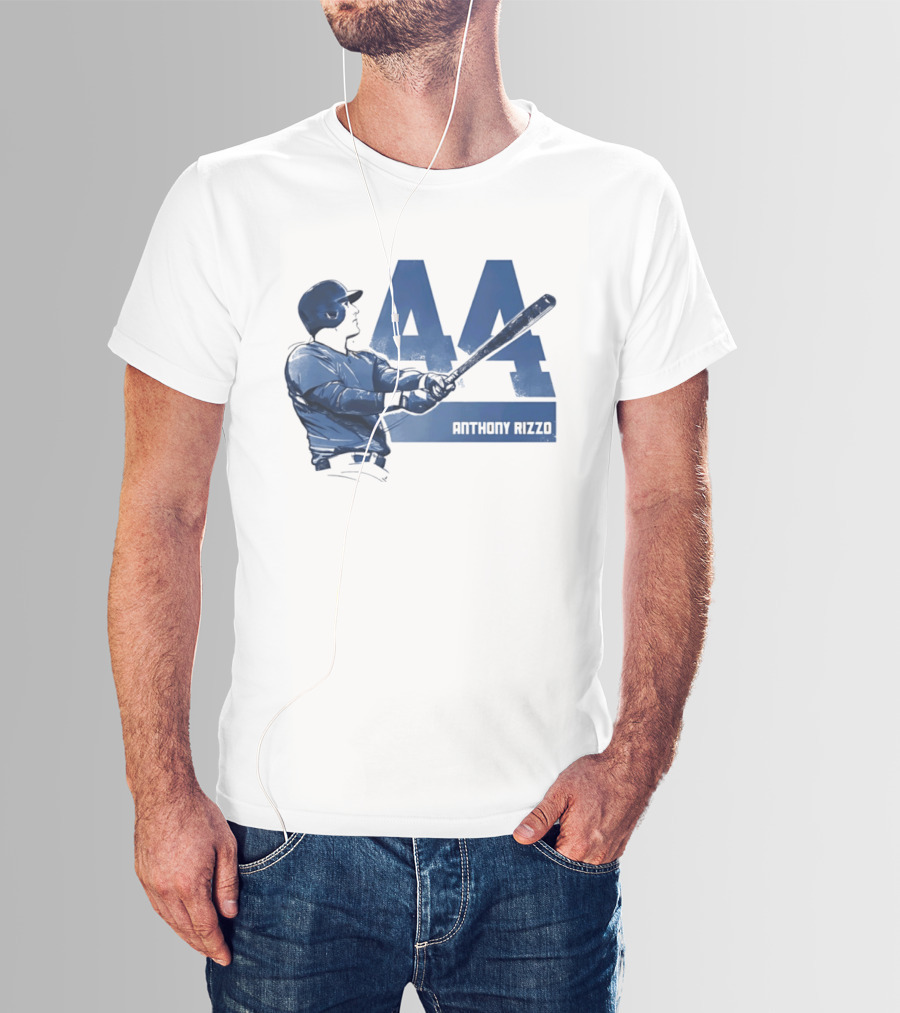 Anthony Rizzo 44 Swing Chicago Cubs Slugger T-Shirt
