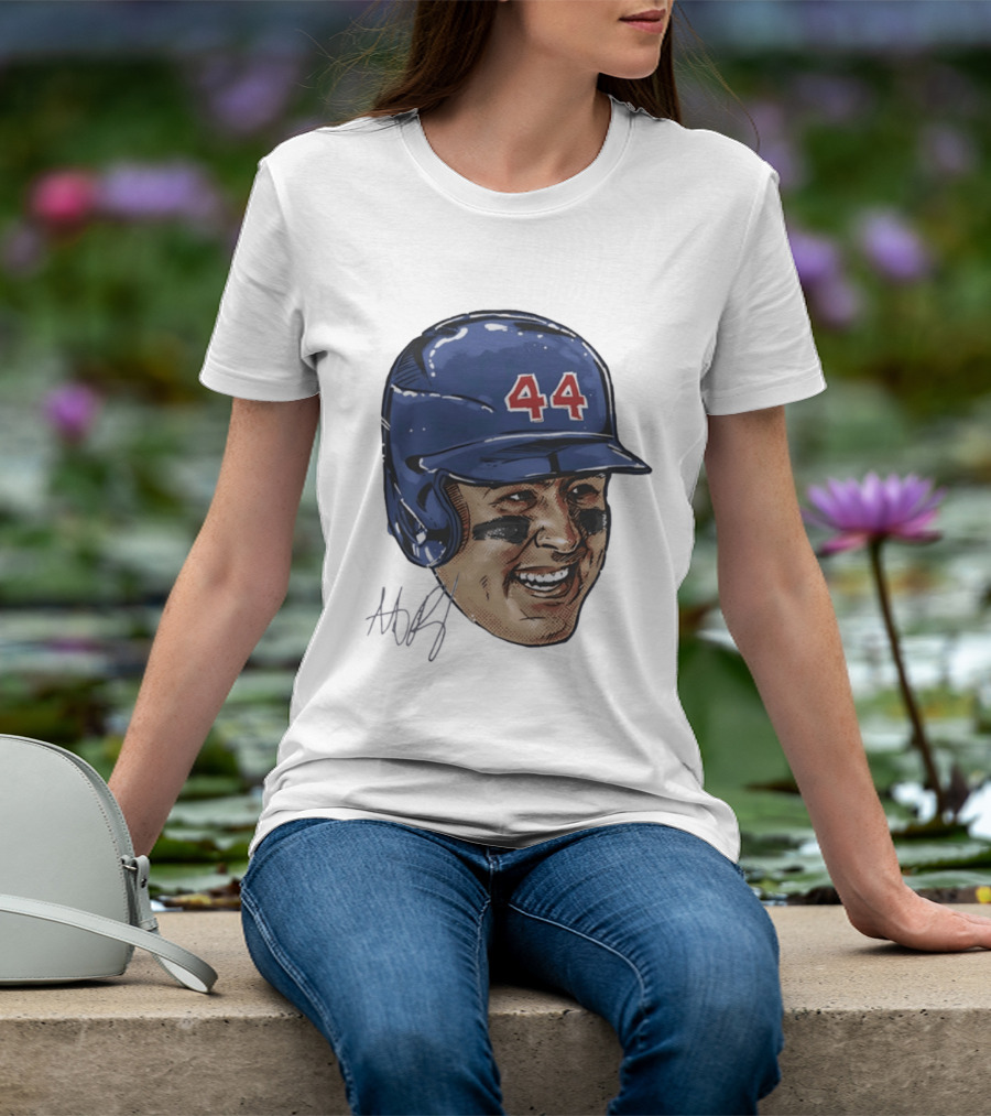 Anthony Rizzo 44 Chicago Cubs Iconic Smile Swag Head T-Shirt