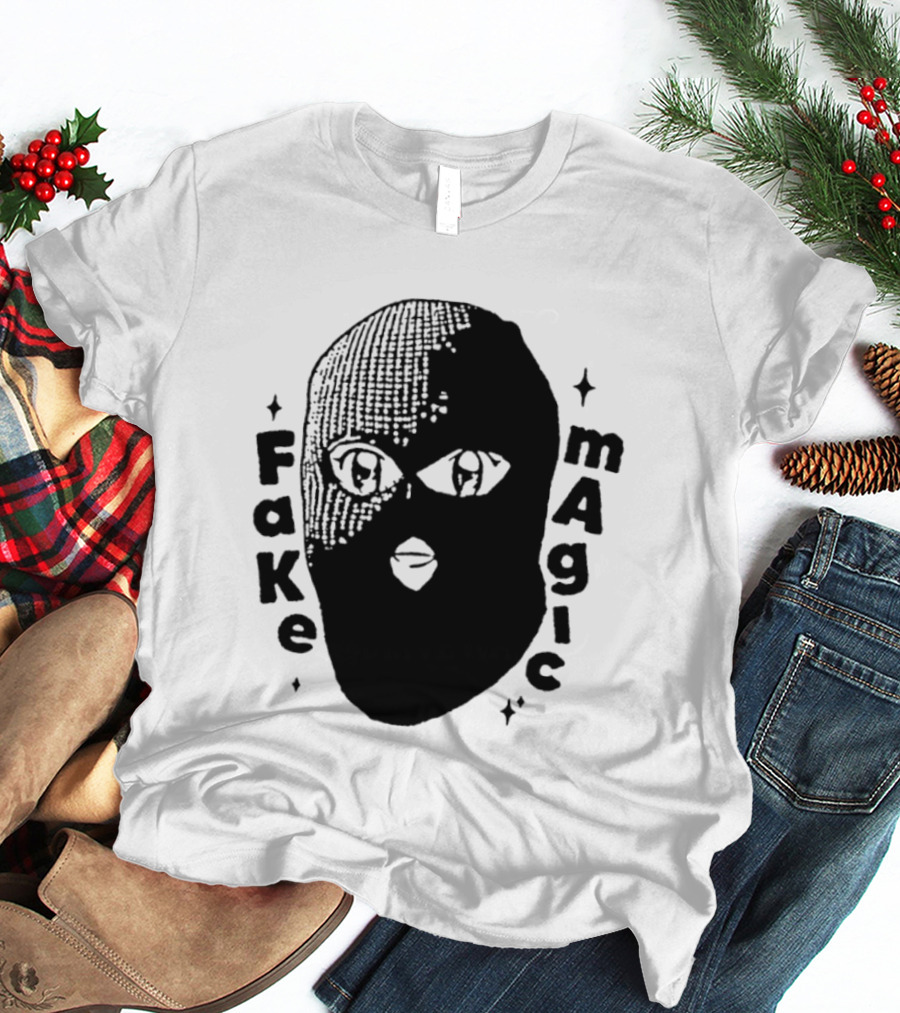 Fake Magic Anime Eyes Balaclava Ski Mask T-Shirt