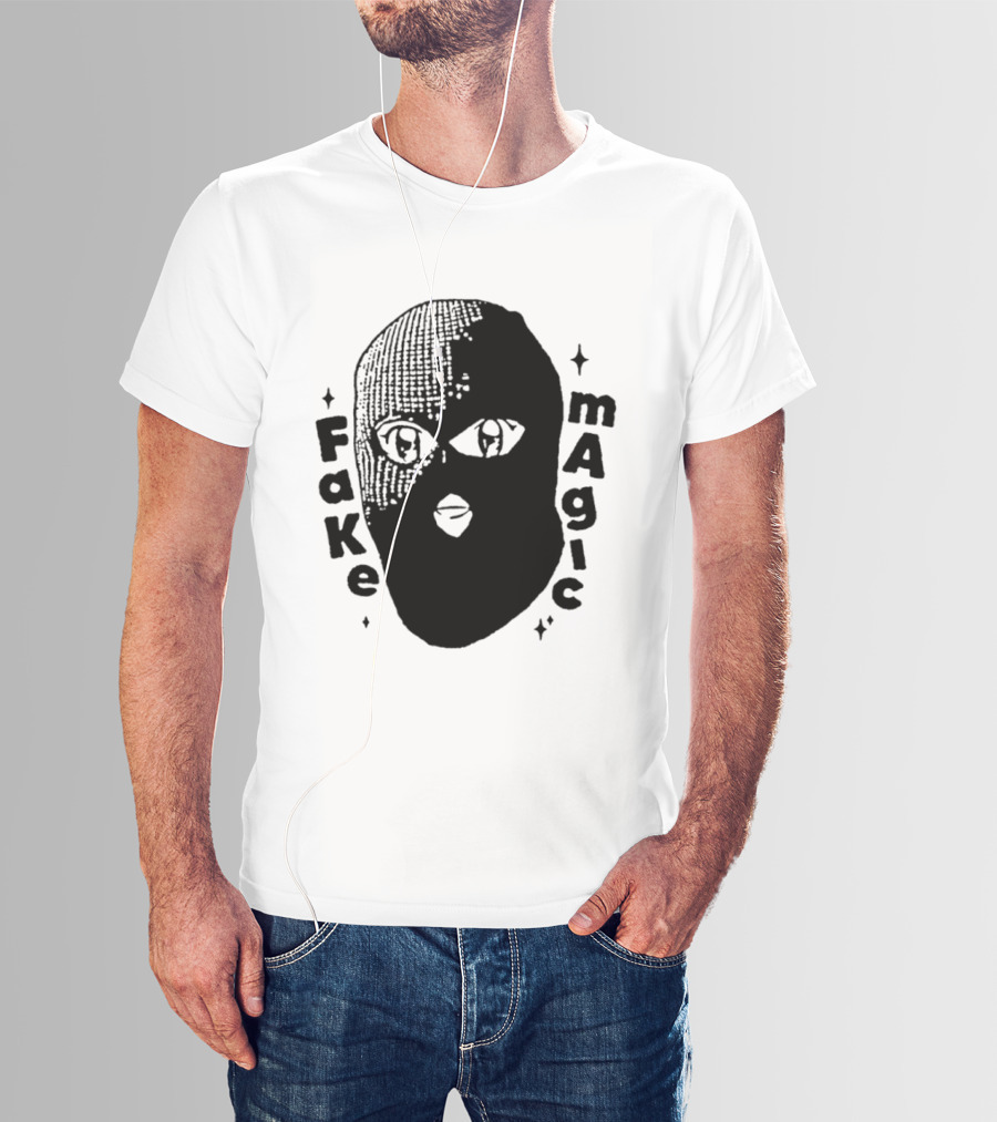 Fake Magic Anime Eyes Balaclava Ski Mask T-Shirt