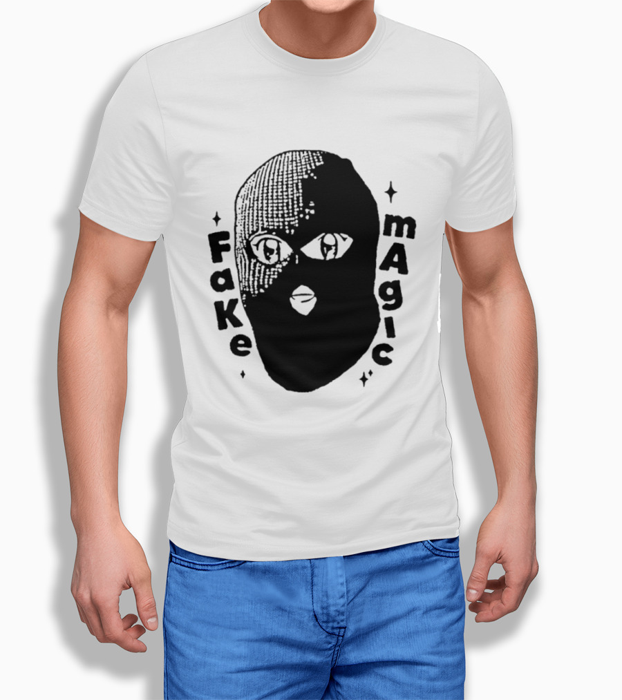 Fake Magic Anime Eyes Balaclava Ski Mask T-Shirt
