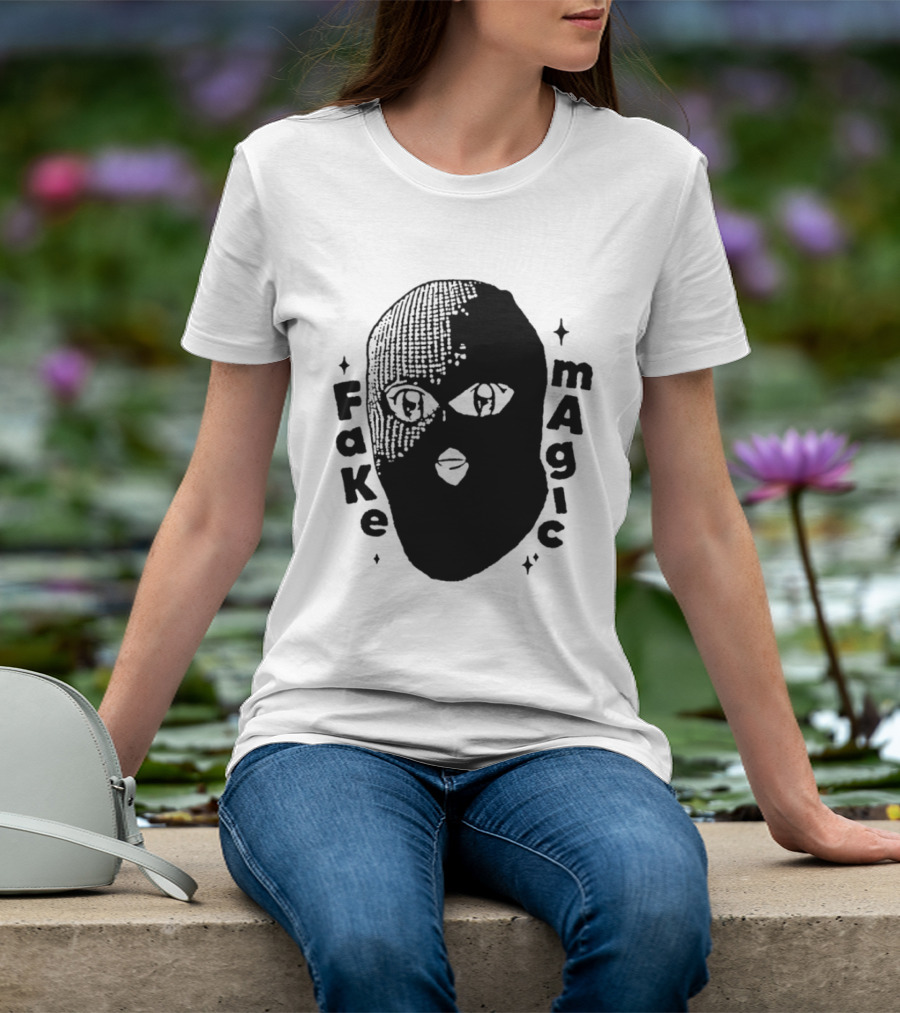 Fake Magic Anime Eyes Balaclava Ski Mask T-Shirt