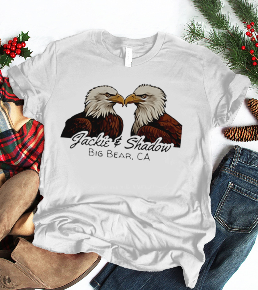 Jackie And Shadow Bald Eagles Big Bear CA Wildlife Pair T-Shirt