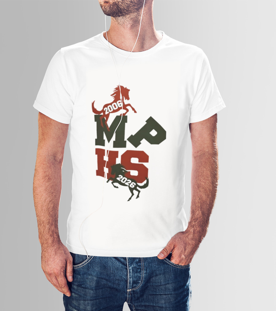 Morgan Park Mustangs MPHS 2006 2026 T-Shirt