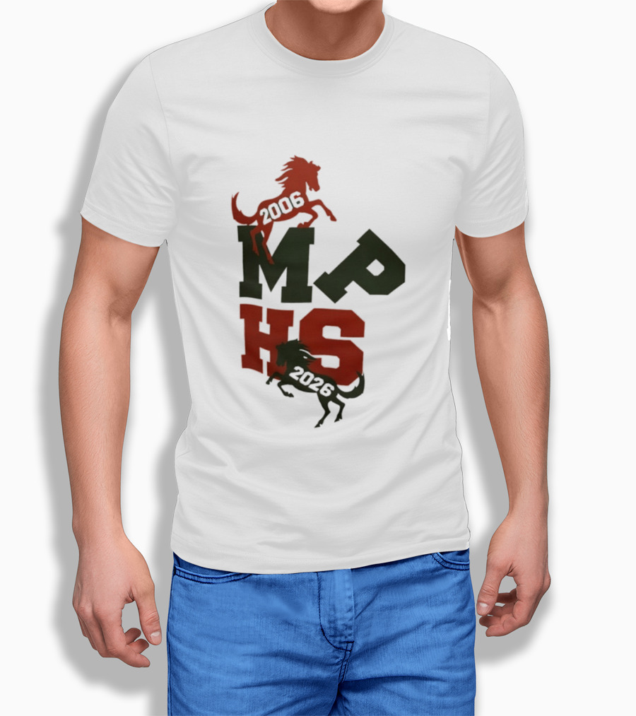 Morgan Park Mustangs MPHS 2006 2026 T-Shirt