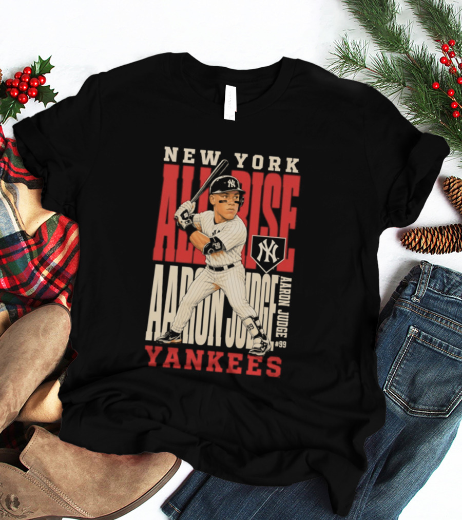 New York Yankees Aaron Judge 2026 Season Caricature T-Shirt