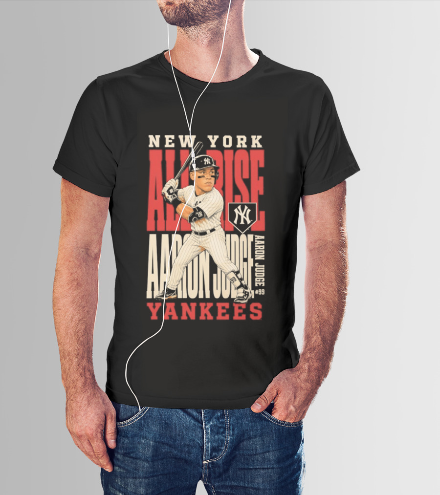 New York Yankees Aaron Judge 2026 Season Caricature T-Shirt