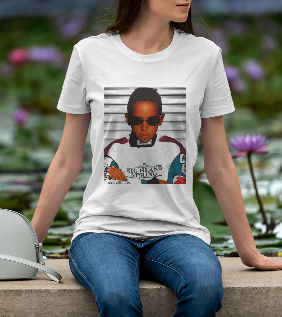 Lewis Hamilton Highland Spring Racing Attire Youthful Champion T-Shirt