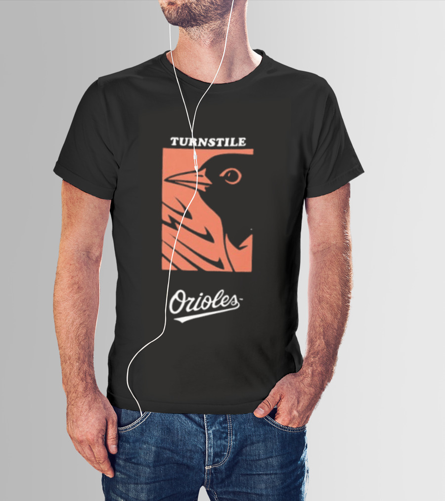 Baltimore Orioles Turnstile 2026 These Birds Not Meant To Fly Alone Two Sided T-Shirt