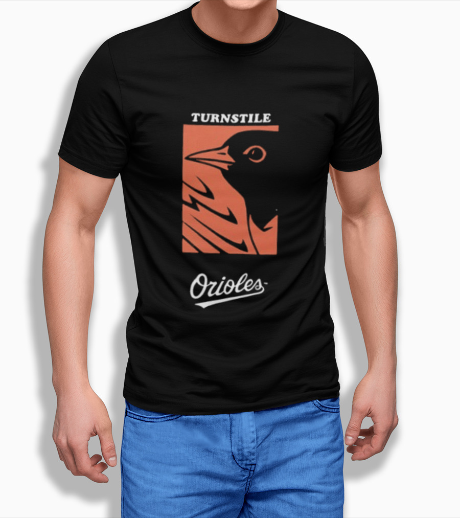 Baltimore Orioles Turnstile 2026 These Birds Not Meant To Fly Alone Two Sided T-Shirt