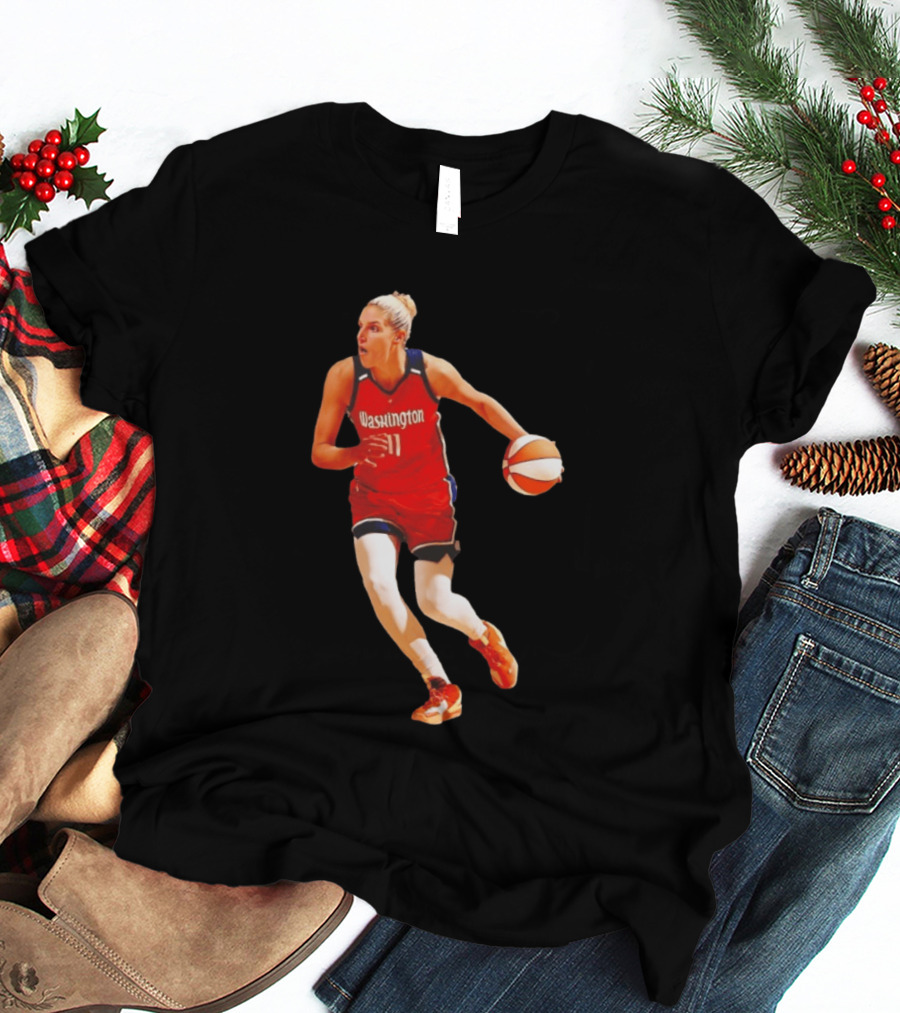 Elena Delle Donne Washington Mystics Basketball Hall Of Fame Player 11 T-Shirt
