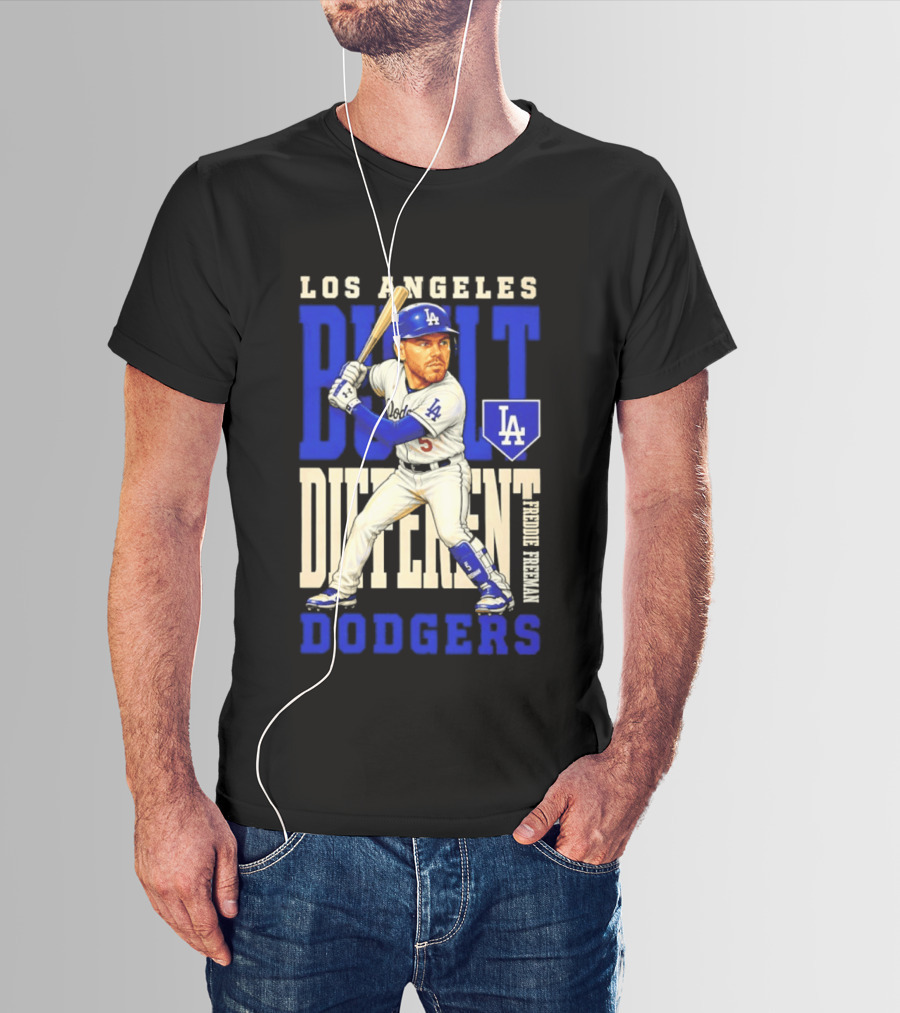 Los Angeles Dodgers Built Different Freddie Freeman MLB T-Shirt