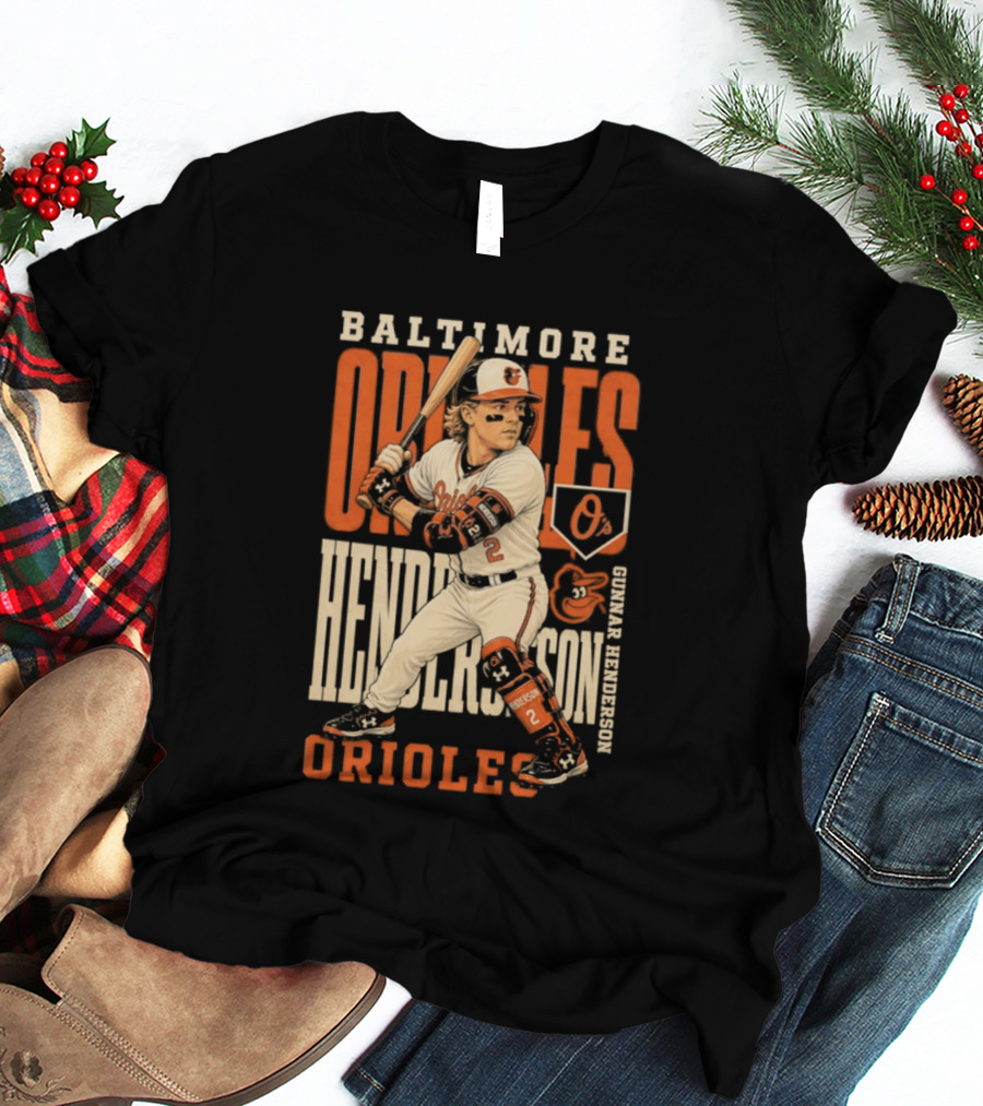 Baltimore Orioles Gunnar Henderson 2026 MLB Season T-Shirt