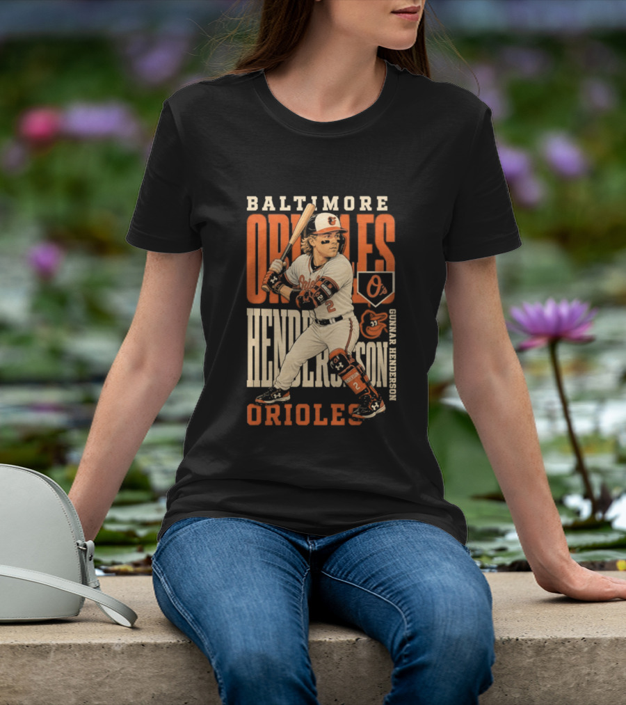 Baltimore Orioles Gunnar Henderson 2026 MLB Season T-Shirt