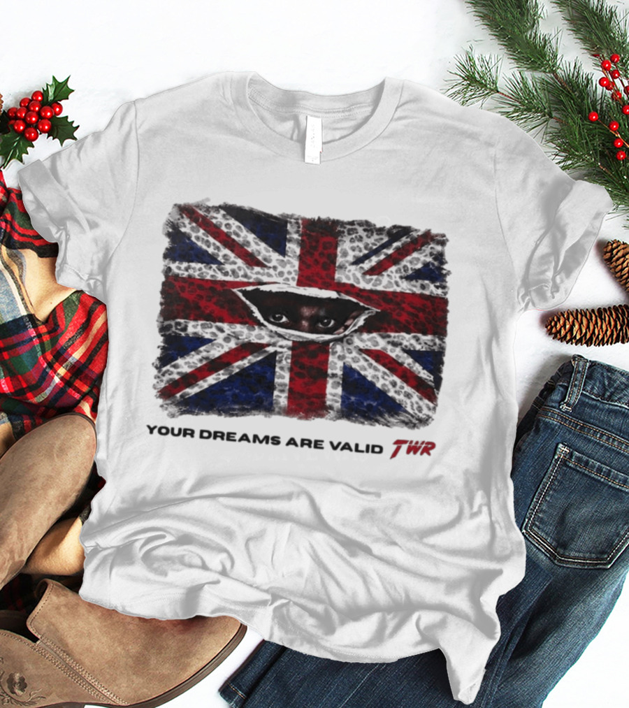 Your Dreams Are Valid TWR Union Jack Eyes T-Shirt