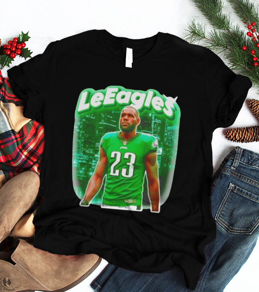 LeBron James LeEagles Philadelphia Eagles 23 Jersey T-Shirt