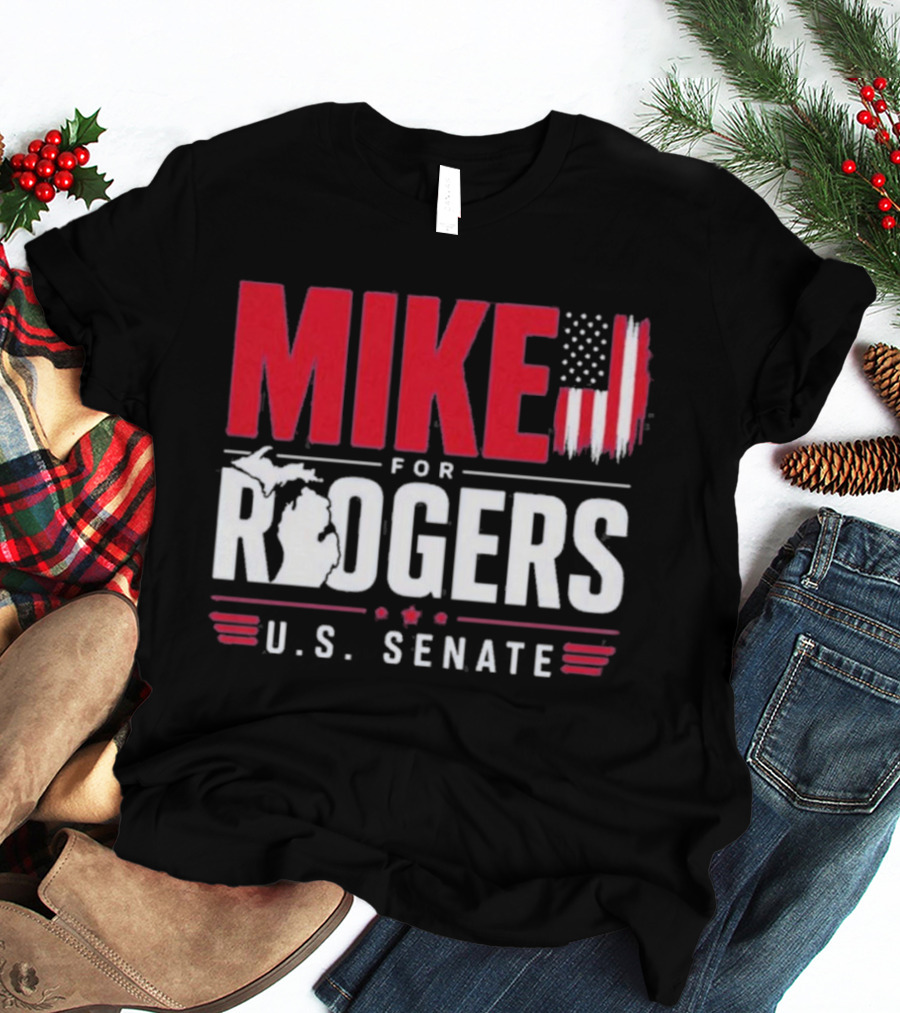 Mike Rogers U.S. Senate Campaign American Flag T-Shirt