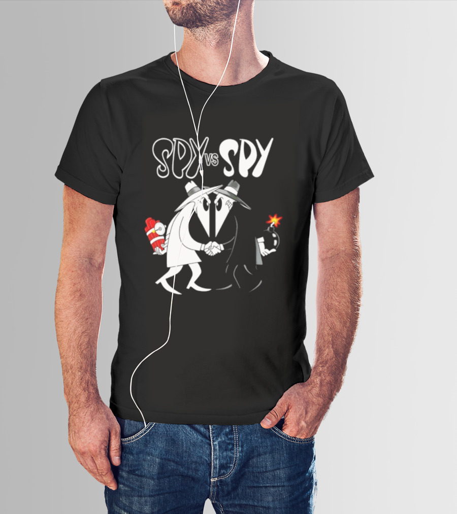 Spy Vs Spy Mad Magazine Comic Strip Cold War Classic Characters Showdown T-Shirt