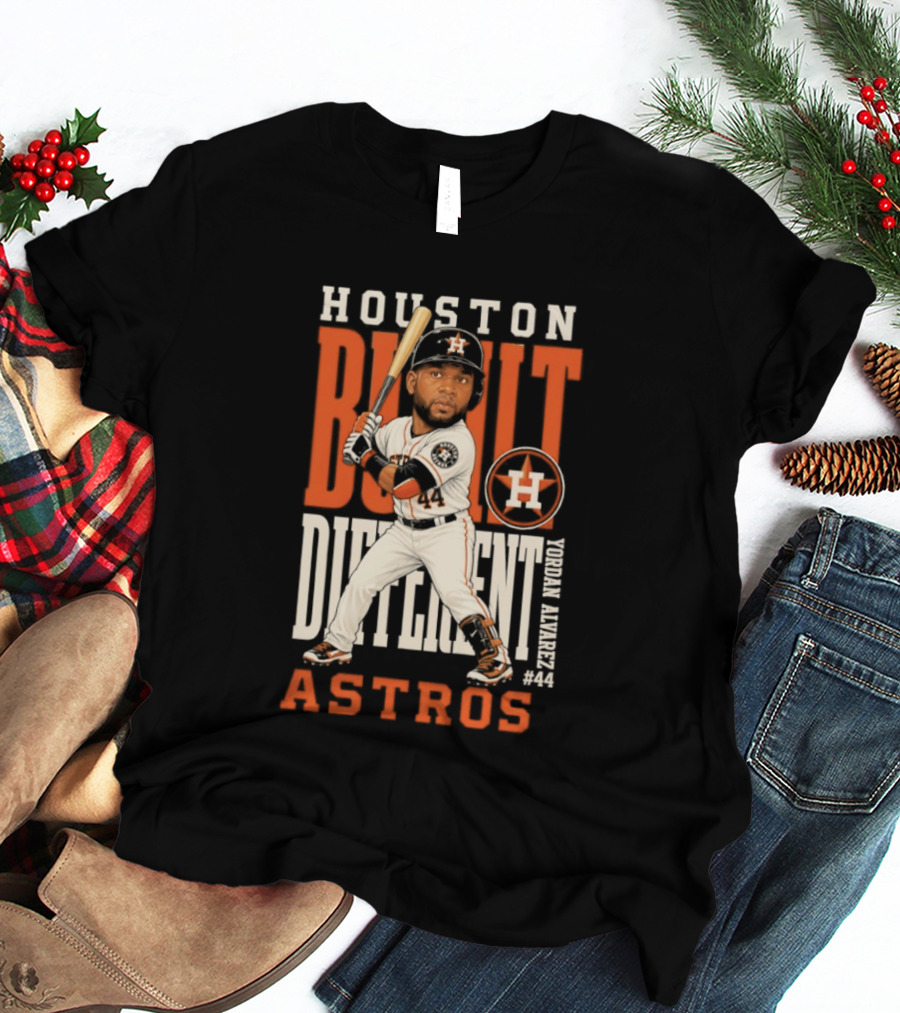 Houston Built Different Astros Yordan Alvarez #44 T-Shirt