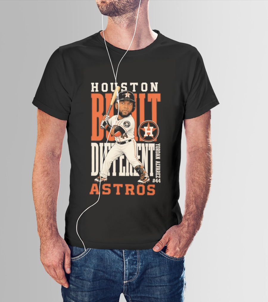 Houston Built Different Astros Yordan Alvarez #44 T-Shirt