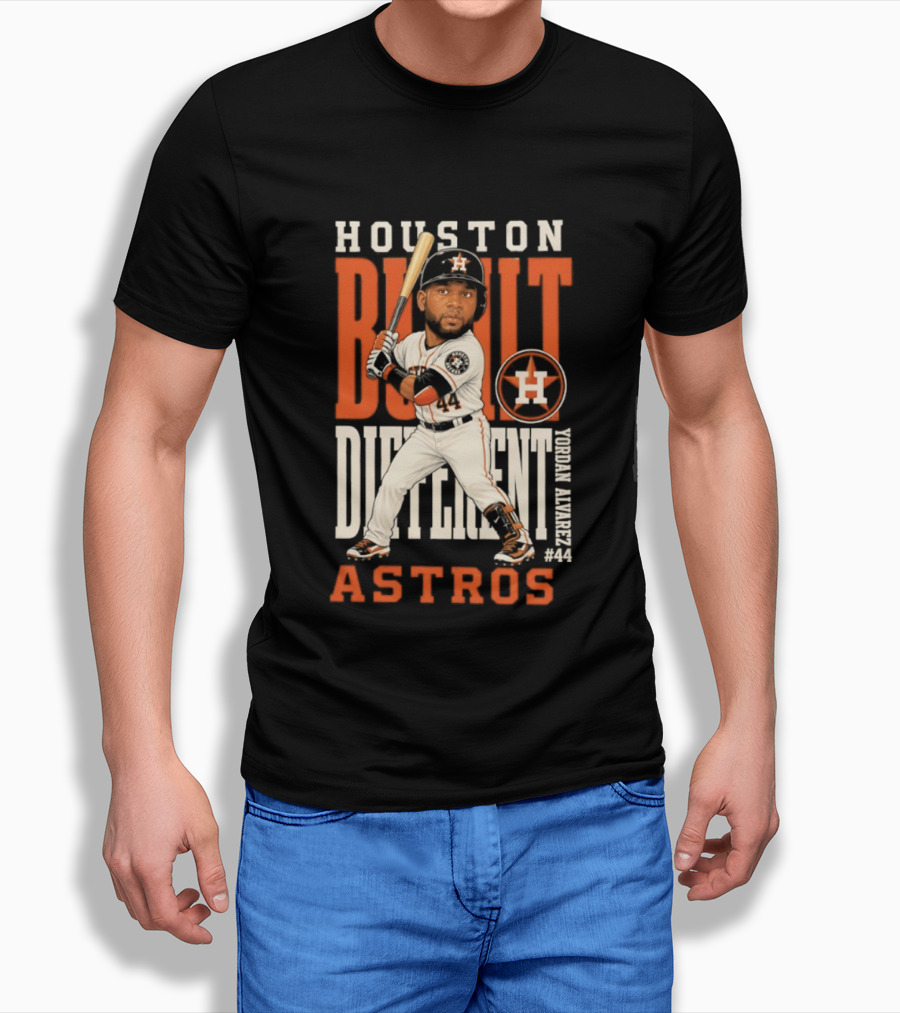 Houston Built Different Astros Yordan Alvarez #44 T-Shirt