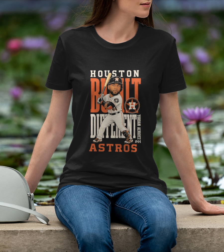 Houston Built Different Astros Yordan Alvarez #44 T-Shirt