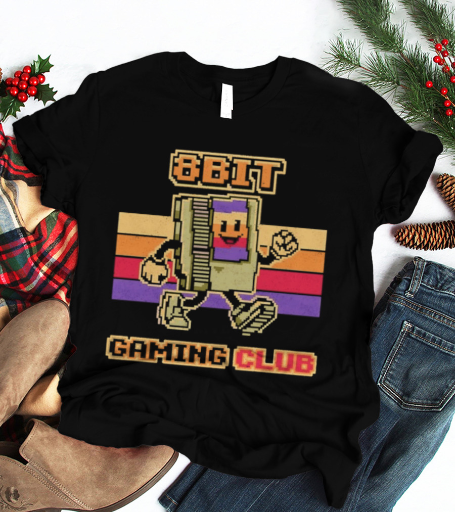 8 Bit Gaming Club Retro NES Video Games T-Shirt