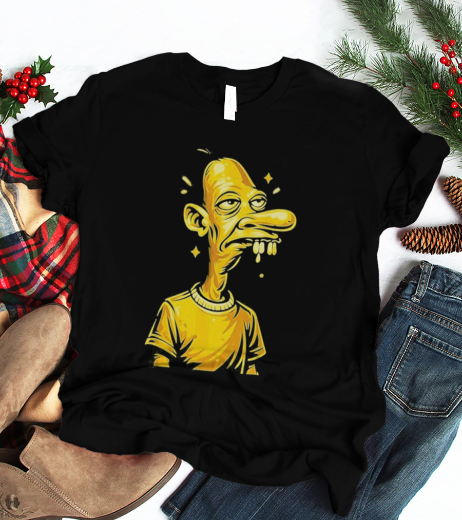 Neegy Manny Gold Statue Cartoon Character Original T-Shirt