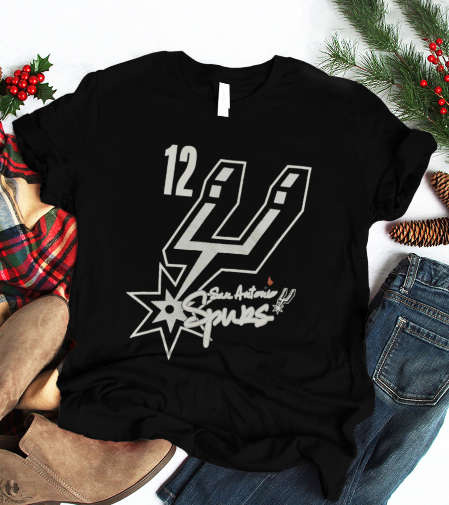 San Antonio Spurs 12 NBA 2010s T-Shirt