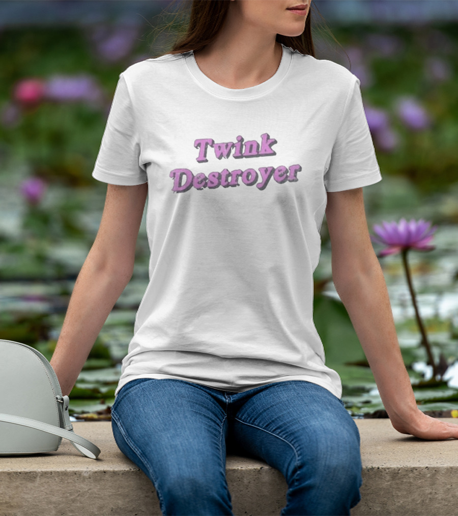 Twink Destroyer Bold Pink T-Shirt