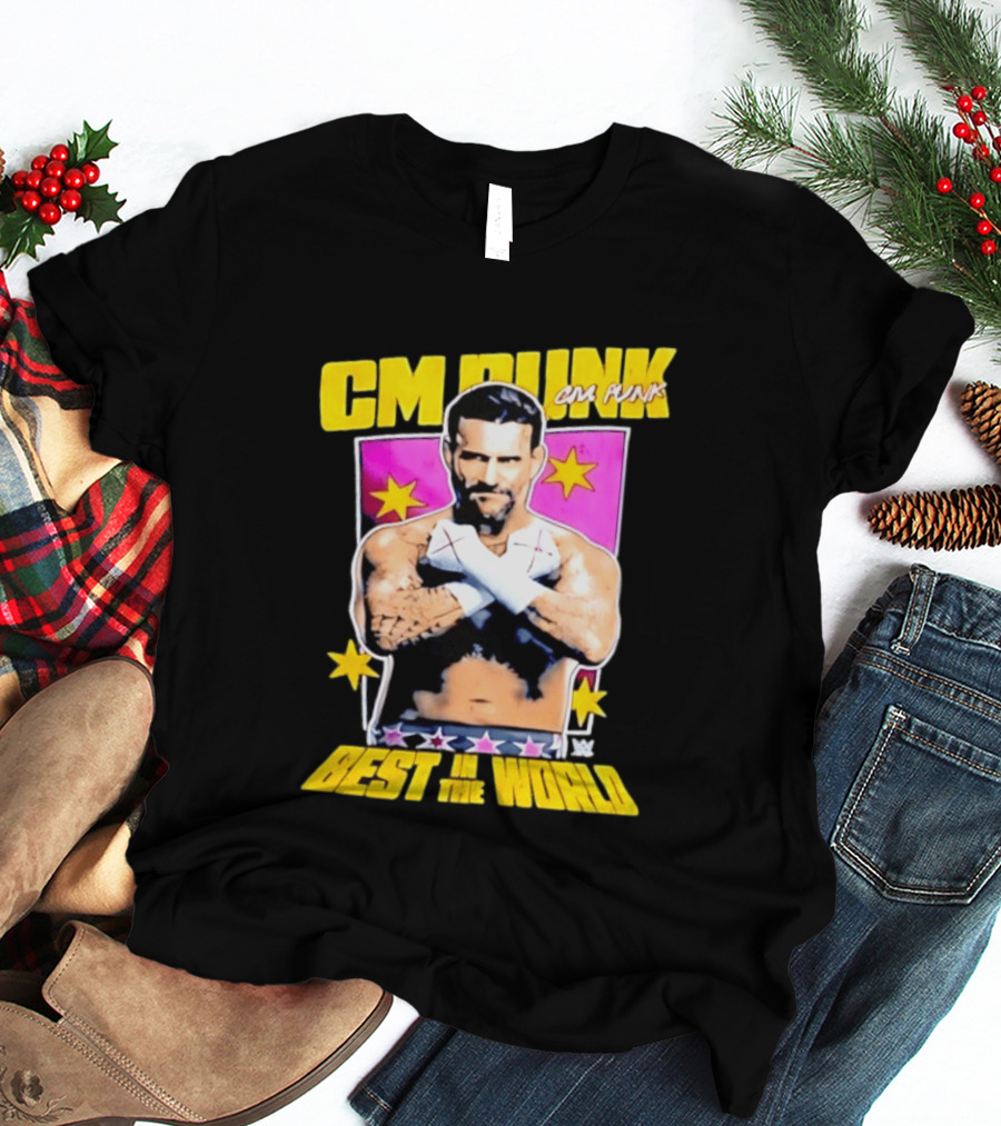 Cm Punk Best In The World WWE Wrestling T-Shirt