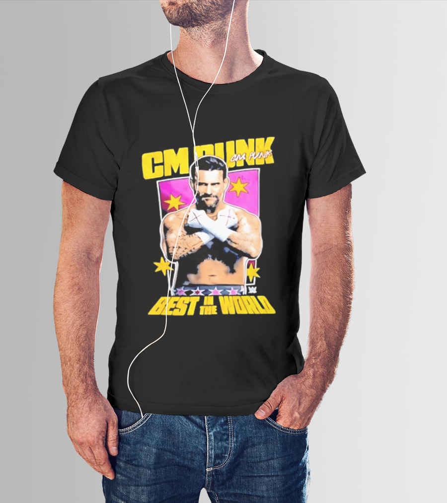 Cm Punk Best In The World WWE Wrestling T-Shirt