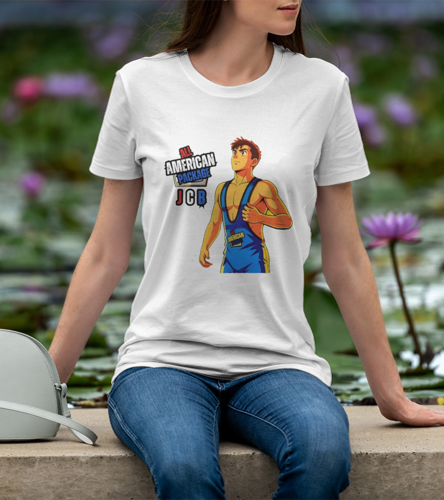 All American Package JCB Anime Wrestler T-Shirt