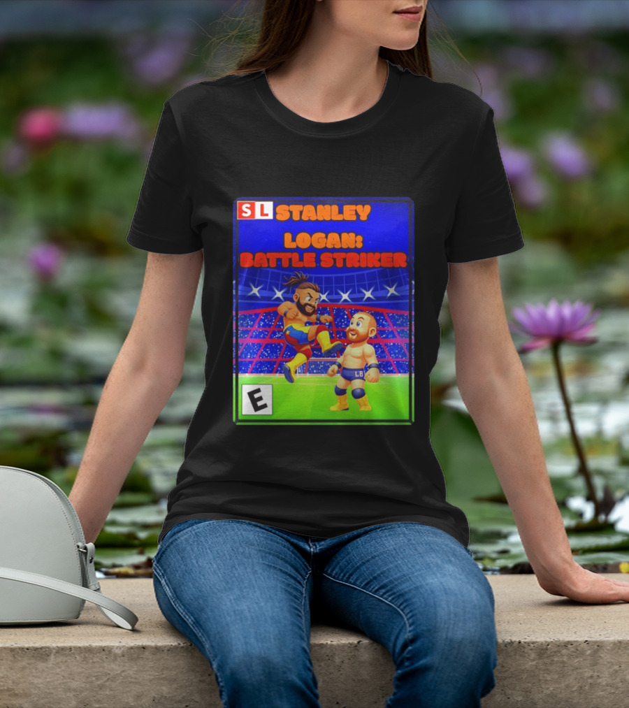 Stanley Logan Battle Striker Wrestling Game Cover T-Shirt