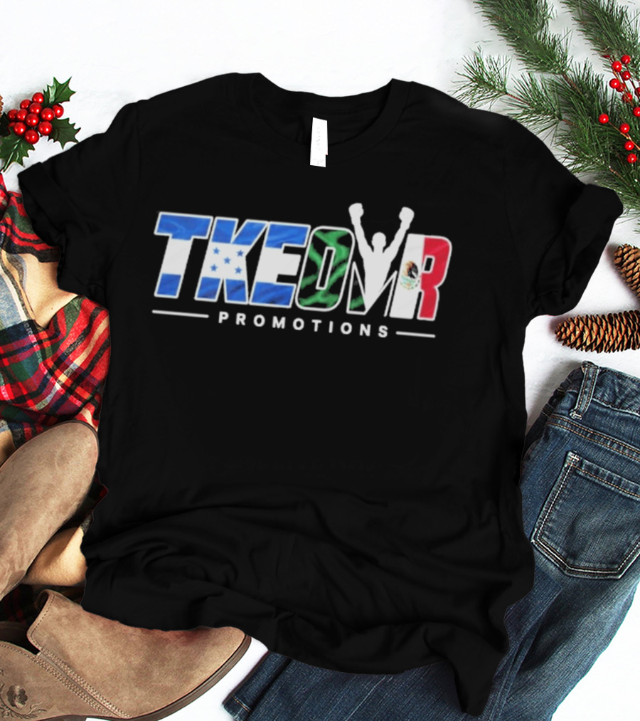TKEOVR Promotions Honduras And Mexico Flags Celebratory T-Shirt