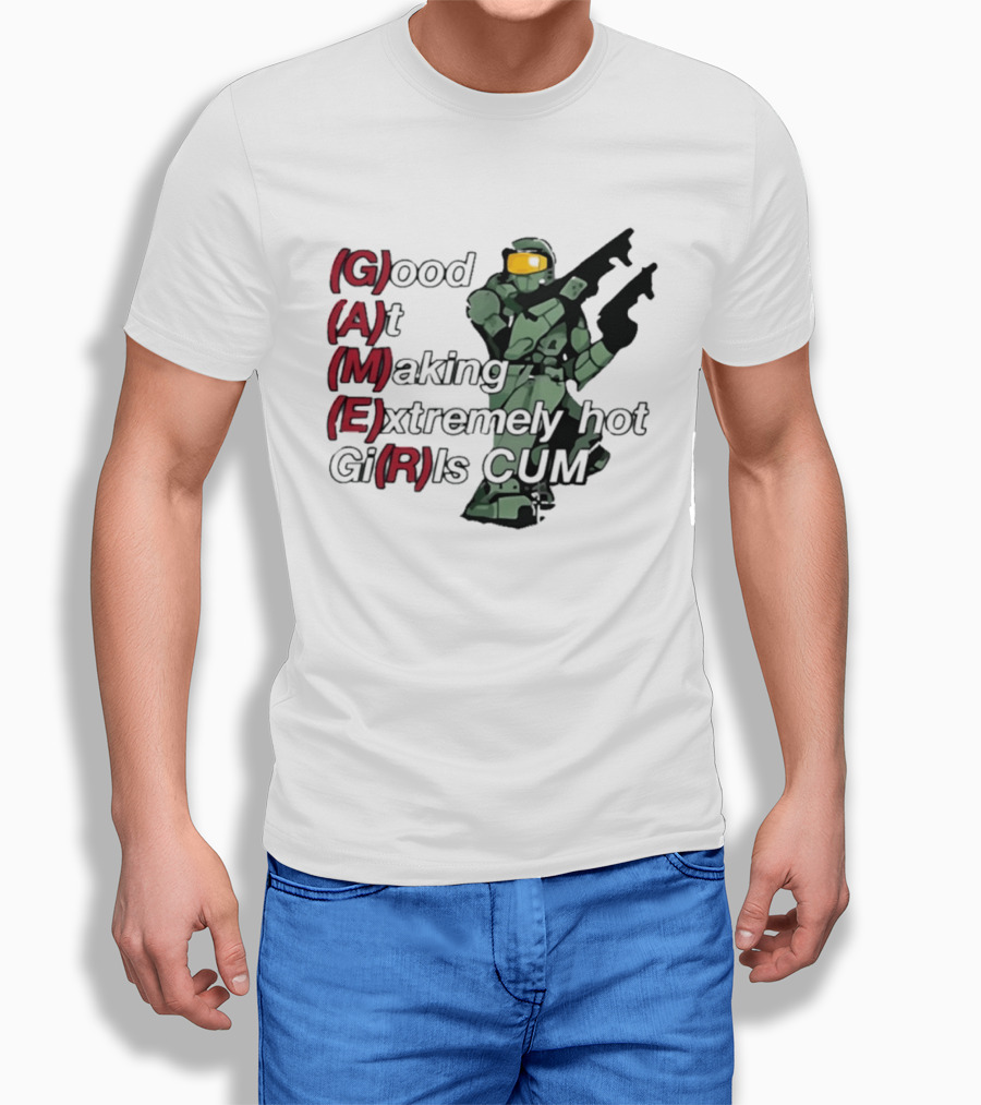 Good At Making Extremely Hot Girls Come Halo Gaming T-Shirt