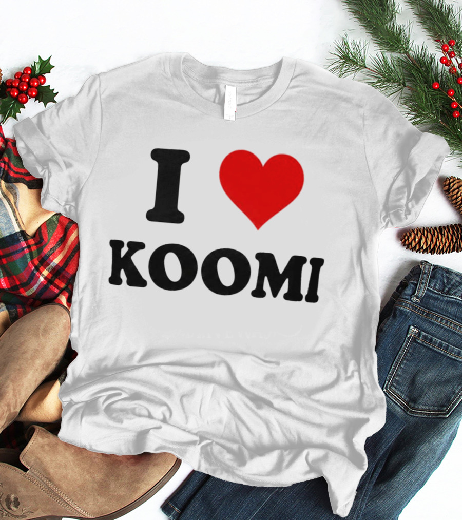I Heart Koomi Bold Love T-Shirt