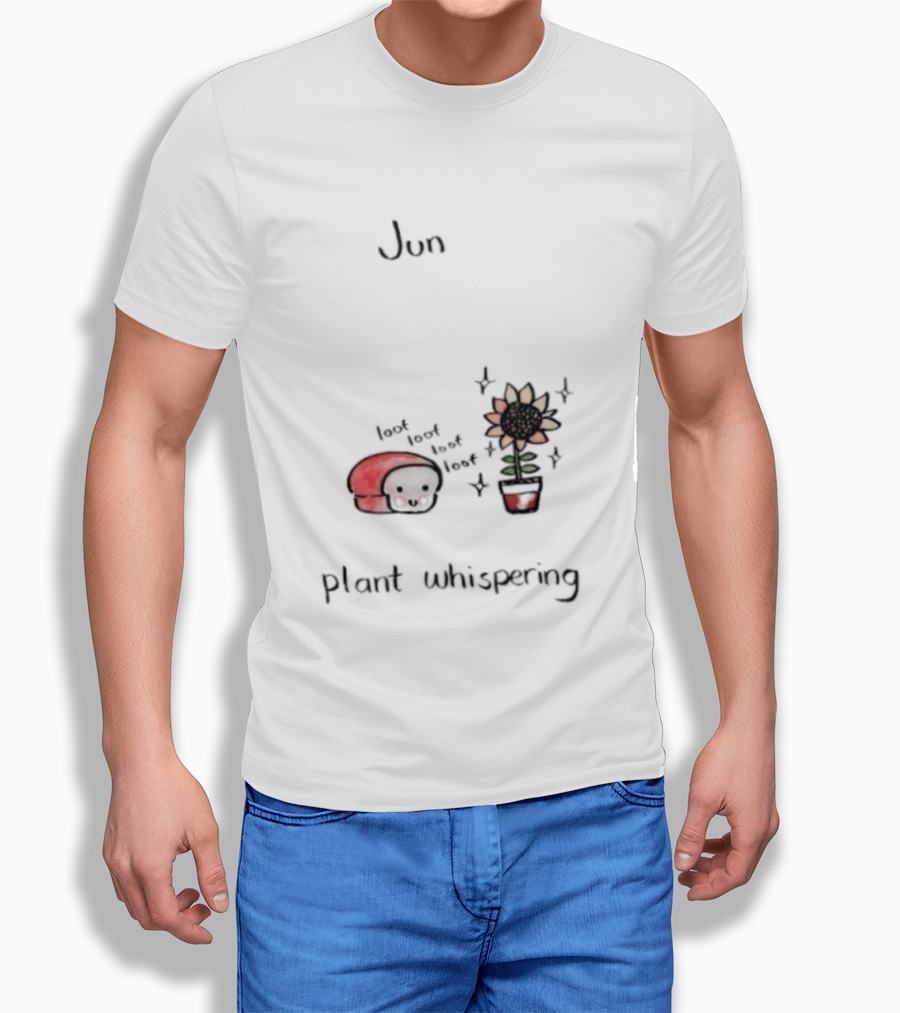 Jun Plant Whispering Bread Sunflower Loof Visual T-Shirt