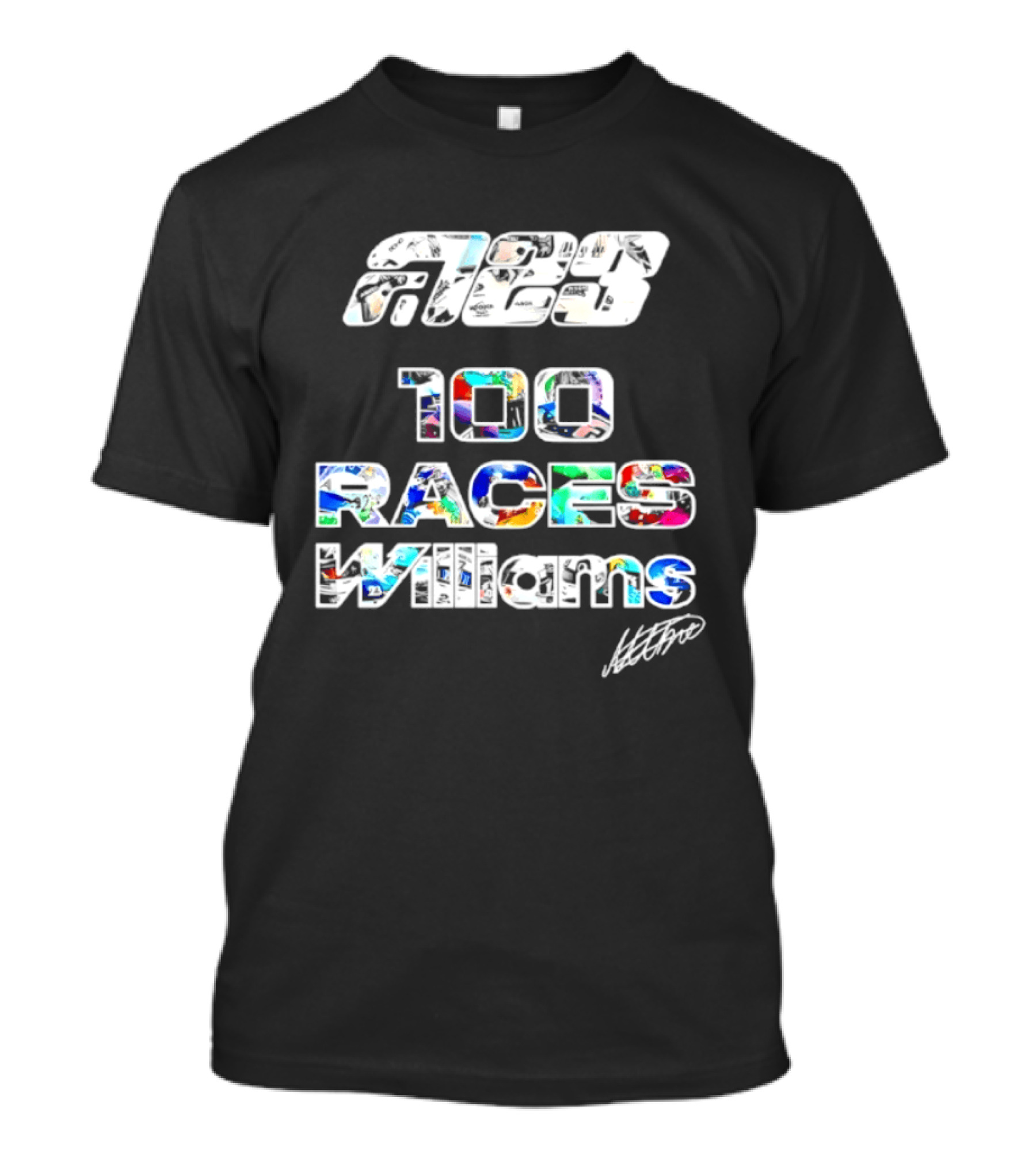Alex Albon 23 100 Races Williams T-Shirt