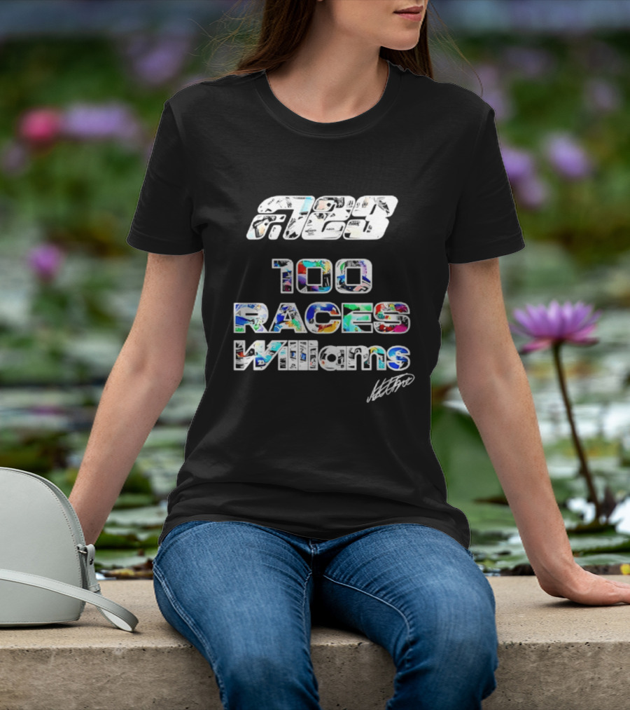 Alex Albon 23 100 Races Williams T-Shirt