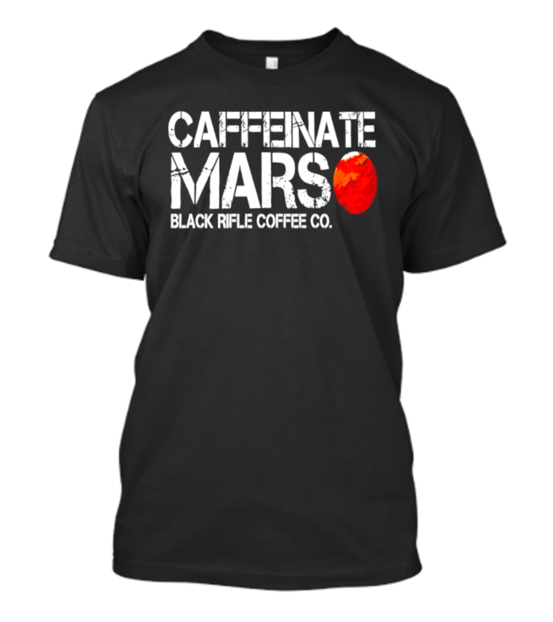 Caffeinate Mars Black Rifle Coffee Co Red Planet T-Shirt