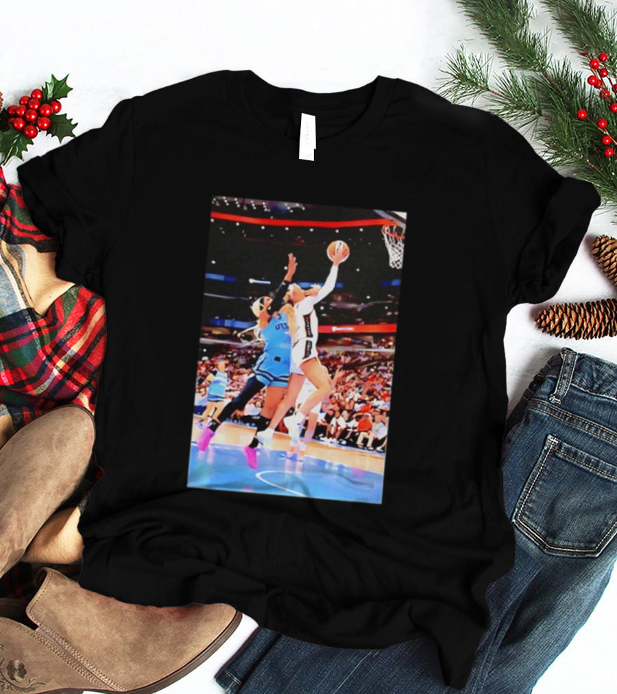 Caitlin Clark Indiana Fever Gameplay Action WNBA Basketball Competition T-Shirt