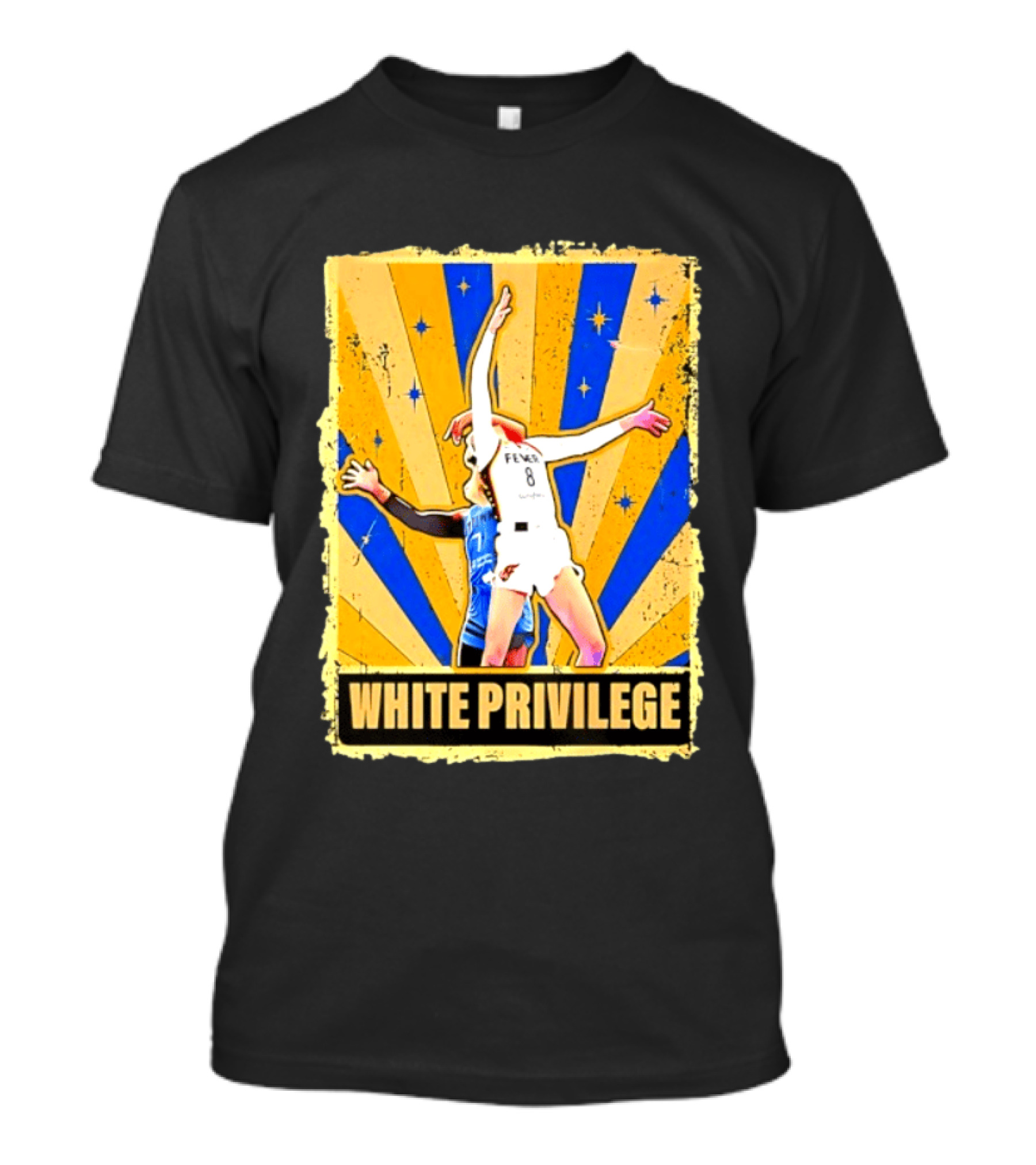 Caitlin Clark Indiana Fever WNBA White Privilege T-Shirt