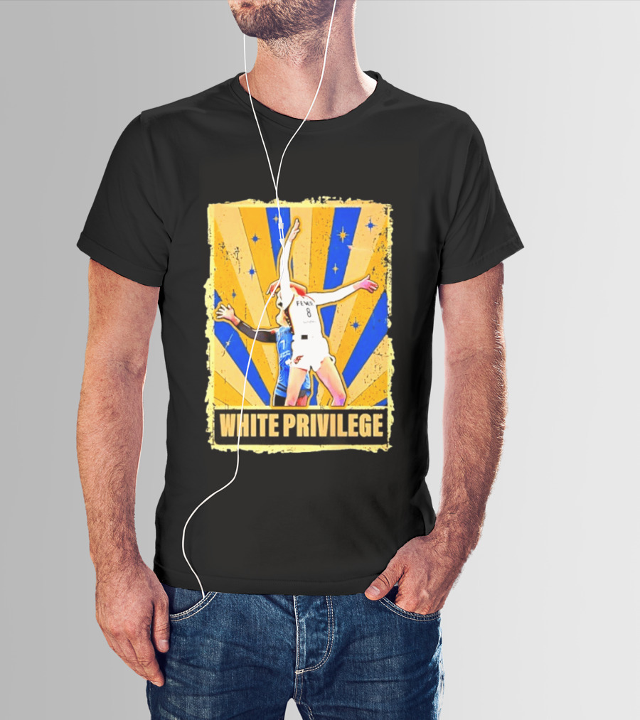 Caitlin Clark Indiana Fever WNBA White Privilege T-Shirt